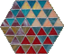 Stained Glass Hexagon